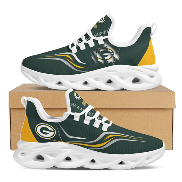Women's Green Bay Packers Flex Control Sneakers 005